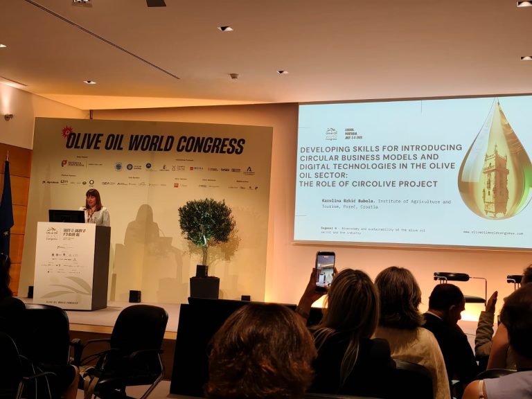 CIRCOLIVE Project Presented to an International Audience at the Olive Oil World Congress